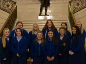 Year 14 attend Trocaire’s launch of  ’Women taking the Lead' in Stormont