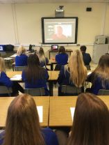 Travel and Tourism pupils attend a live Zoom meeting with Keith Acheson from The National Trust.