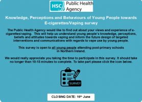 Knowledge, Perceptions and Behaviours of Young People towards E-cigarettes/Vaping Survey
